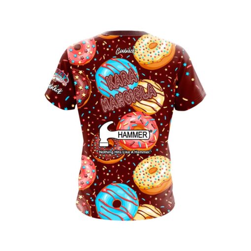 Hammer Kara Mangiola Doughnut Daydream CoolWick Bowling Jersey - Image 2