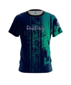 Jennifer Mauerman CoolWick For the love of Bowling Navy Grunge Jersey