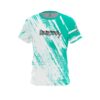 Jennifer Mauerman CoolWick For the love of Bowling Teal splatter Jersey