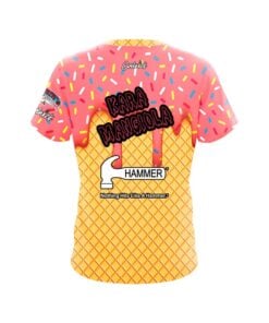Alternative view of Hammer Kara Mangiola Ice Cream Cone CoolWick Bowling Jersey