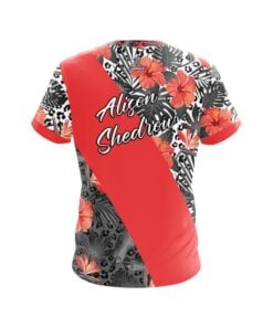 Alternative view of Alison Shedrow Leopard Leaves CoolWick Bowling Jersey