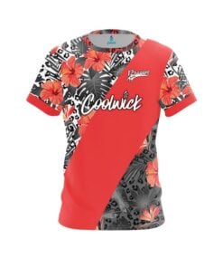 Alison Shedrow Leopard Leaves CoolWick Bowling Jersey