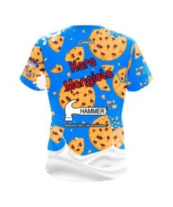 Alternative view of Hammer Kara Mangiola Milk and Cookies CoolWick Bowling Jersey