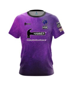Hammer Alec Keplinger Purple Brush CoolWick Bowling Jersey