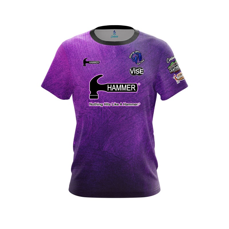 Hammer Alec Keplinger Purple Brush CoolWick Bowling Jersey