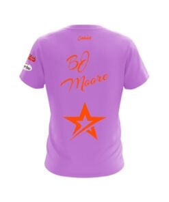 Alternative view of Roto Grip BJ Moore Lavender Tangerine CoolWick Bowling Jersey