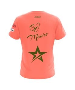 Alternative view of Roto Grip BJ Moore Salmon Army Green CoolWick Bowling Jersey