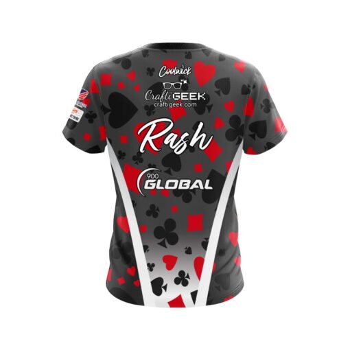 900 Global Sean Rash Blackjack Fade CoolWick Bowling Jersey - Image 2