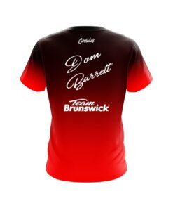 Alternative view of Brunswick Dom Barrett Black Red Union Jack CoolWick Bowling Jersey