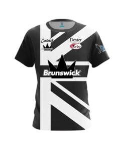 Brunswick Dom Barrett Black Union Jack CoolWick Bowling Jersey