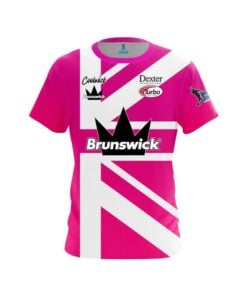 Brunswick Dom Barrett Pink Union Jack CoolWick Bowling Jersey