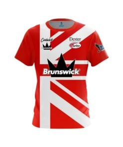Brunswick Dom Barrett Red Union Jack CoolWick Bowling Jersey