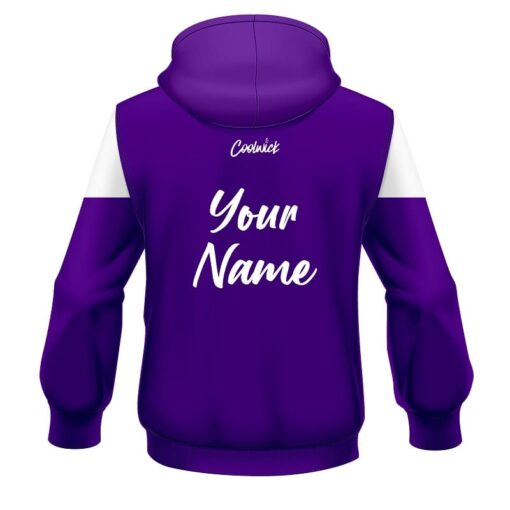 CoolWick Elite GB Purple Hoodie - Image 2