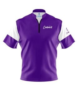 CoolWick Elite GB Purple Sash Zip Jersey