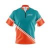 CoolWick Elite Fins Sash Zip Jersey