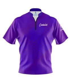 CoolWick Elite Purp Sash Zip Jersey