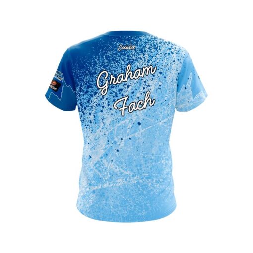 Brunswick Graham Fach Ice Splatter CoolWick Bowling Jersey - Image 2