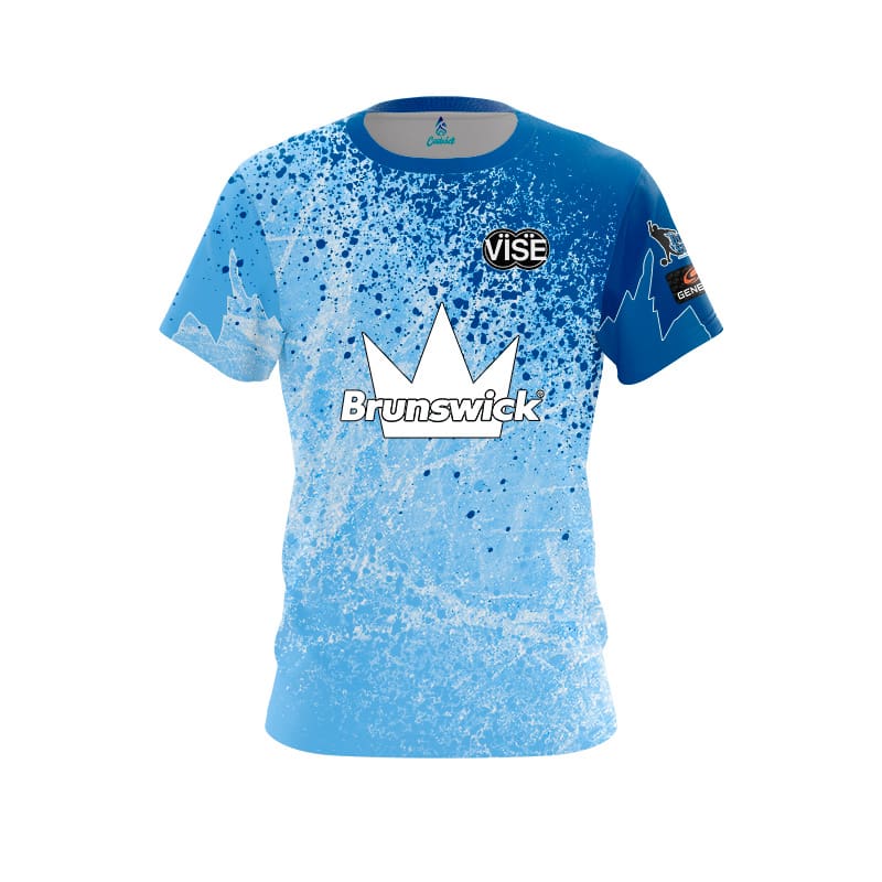 Brunswick Graham Fach Ice Splatter CoolWick Bowling Jersey