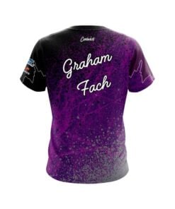 Alternative view of Brunswick Graham Fach Purple People Eater CoolWick Bowling Jersey