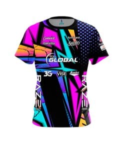 900 Global Sean Rash Halftone Splatter CoolWick Bowling Jersey