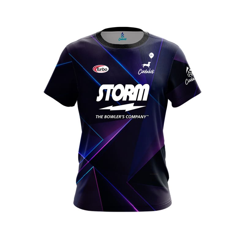 Storm Jacqueline Evans Indigo Violet Prism CoolWick Bowling Jersey