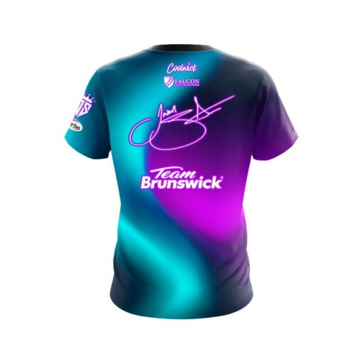 Brunswick Jason Sterner Aurora CoolWick Bowling Jersey - Image 2