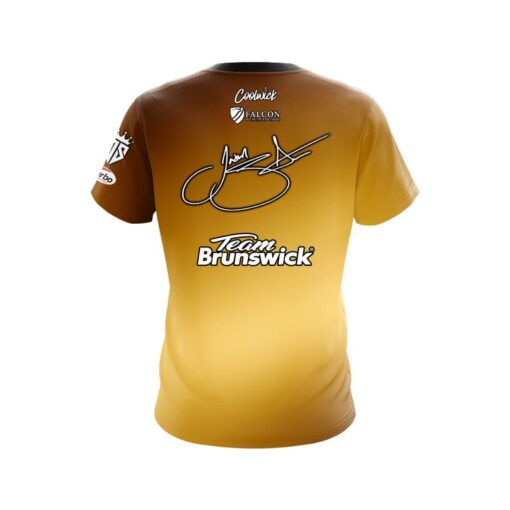 Brunswick Jason Sterner Golden CoolWick Bowling Jersey - Image 2