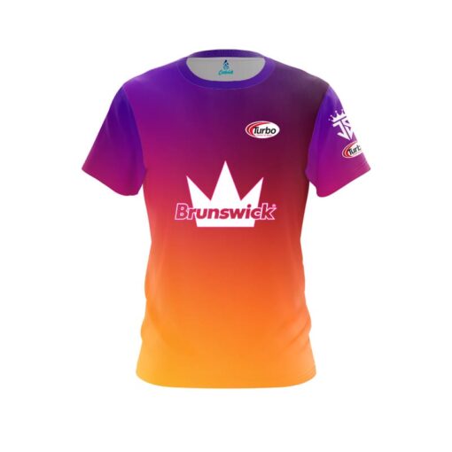 Brunswick Jason Sterner Metallic Sunset CoolWick Bowling Jersey