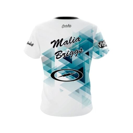 Storm Malia Briggs Teal Triangulation CoolWick Bowling Jersey - Image 2