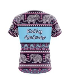 Alternative view of Motiv Kelly Gaines Elephant Circus CoolWick Bowling Jersey