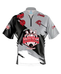 Storm Grey White Black NYTBC Gratitude CoolWick Bowling Jersey