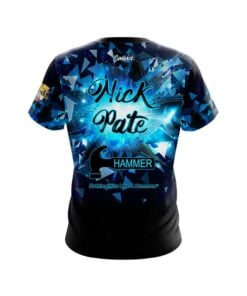Alternative view of Hammer Nick Pate Blue Triangle Blast CoolWick Bowling Jersey