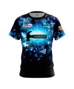 Hammer Nick Pate Blue Triangle Blast CoolWick Bowling Jersey