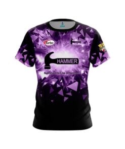 Hammer Nick Pate Purple Triangle Blast CoolWick Bowling Jersey