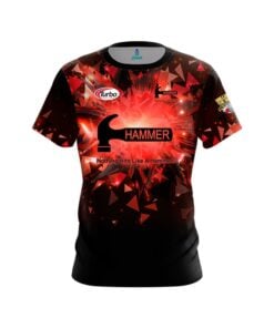 Hammer Nick Pate Red Triangle Blast CoolWick Bowling Jersey