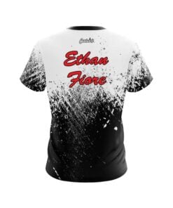 Alternative view of Roto Grip Ethan Fiore Black White Fade CoolWick Bowling Jersey