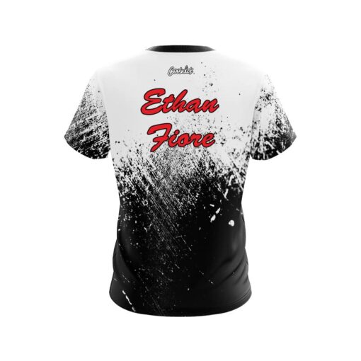 Roto Grip Ethan Fiore Black White Fade CoolWick Bowling Jersey - Image 2