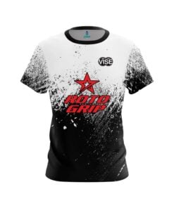 Roto Grip Ethan Fiore Black White Fade CoolWick Bowling Jersey