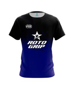 Roto Grip Ethan Fiore Blue Black Fade CoolWick Bowling Jersey
