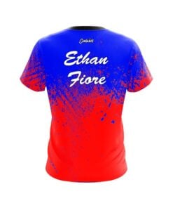 Alternative view of Roto Grip Ethan Fiore Blue Red Fade CoolWick Bowling Jersey