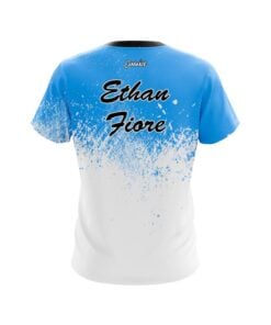 Alternative view of Roto Grip Ethan Fiore Blue White Fade CoolWick Bowling Jersey