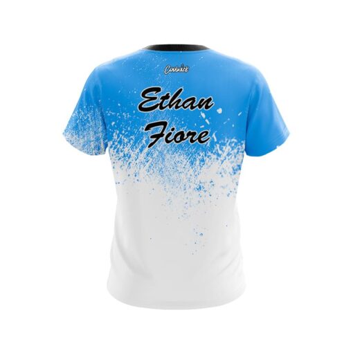 Roto Grip Ethan Fiore Blue White Fade CoolWick Bowling Jersey - Image 2