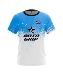Roto Grip Ethan Fiore Blue White Fade CoolWick Bowling Jersey