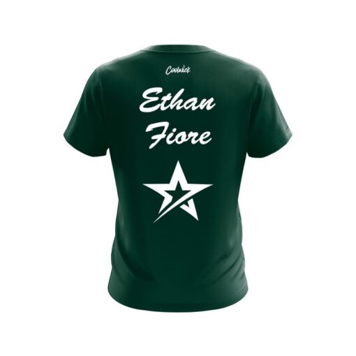 Roto Grip Ethan Fiore Plain Emerald Green CoolWick Bowling Jersey - Image 2