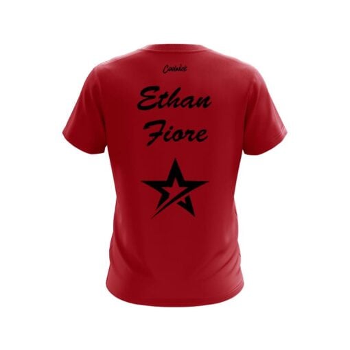Roto Grip Ethan Fiore Plain Red CoolWick Bowling Jersey - Image 2