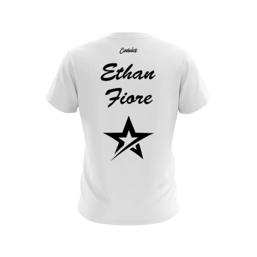 Roto Grip Ethan Fiore Plain White CoolWick Bowling Jersey - Image 2