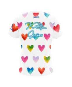 Alternative view of Roto Grip Kelly Gaines Watercolor Hearts CoolWick Bowling Jersey