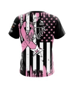 Alternative view of Roto Grip Wes Malott Breast Cancer Flag CoolWick Bowling Jersey