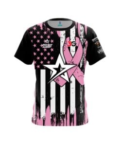 Roto Grip Wes Malott Breast Cancer Flag CoolWick Bowling Jersey