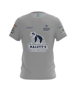 Roto Grip Wes Malott Grey Bowler's Den CoolWick Bowling Jersey
